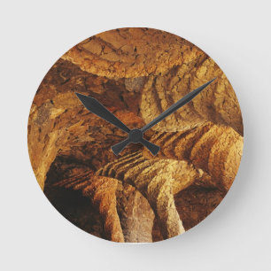 Reloj Redondo Mediano Cámara acorazada interior (piedra)