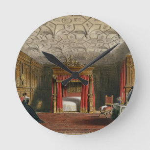 Reloj Redondo Mediano Cámara embutida, Sizergh, Westmoreland, 1849 (w/c