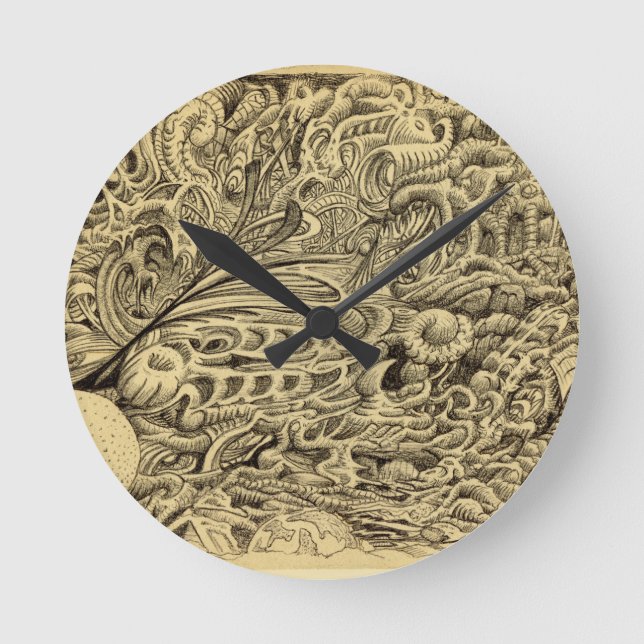 Reloj Redondo Mediano Cámara enferma_por Brian Benson (Anverso)