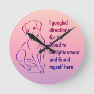 Reloj Redondo Mediano Camino de la Ilustración