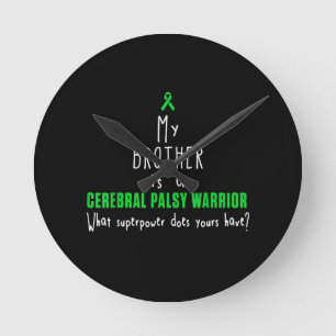 Reloj Redondo Mediano Camiseta del hermano Guerrero de la conciencia de