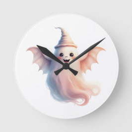 Reloj Redondo Mediano Camiseta espeluznante de Halloween - Famoso fantas