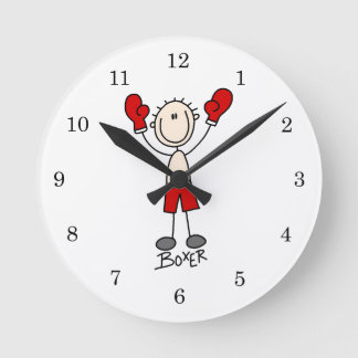 Reloj Redondo Mediano Camisetas y regalos de la caja de la figura del st