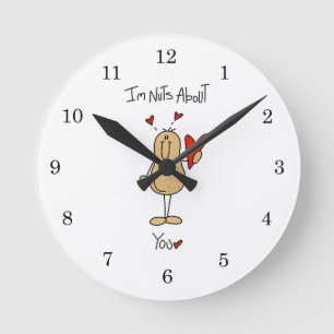 Reloj Redondo Mediano Camisetas y regalos Locos por Ti