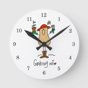 Reloj Redondo Mediano Camisetas y regalos para amantes de la jardinería