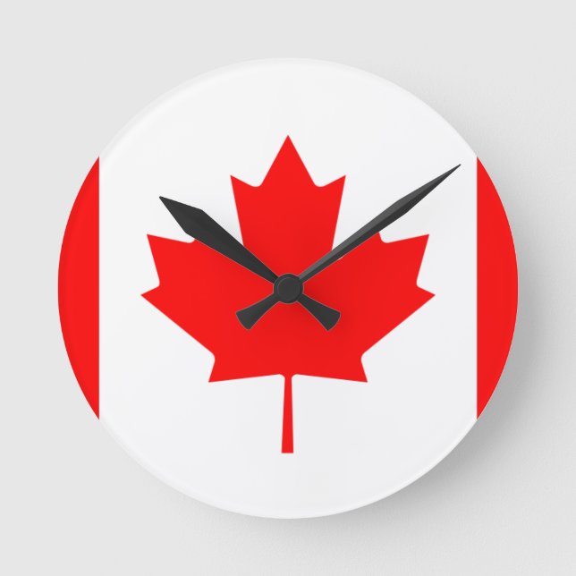 Reloj Redondo Mediano canadá (Anverso)