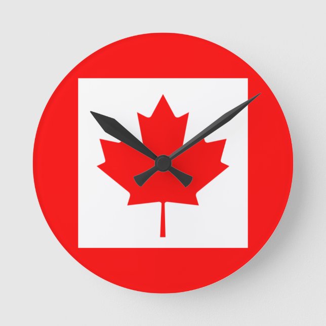 Reloj Redondo Mediano canada (Anverso)