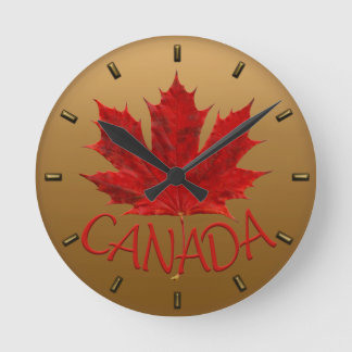 Reloj Redondo Mediano Canadá Clock Canada Souvenir Wall Clocks Personali
