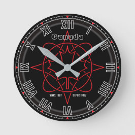 Reloj Redondo Mediano Canadá desde 1867
