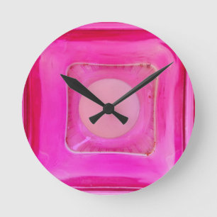 Reloj Redondo Mediano Candle, Sweet Pink Love Candlelight