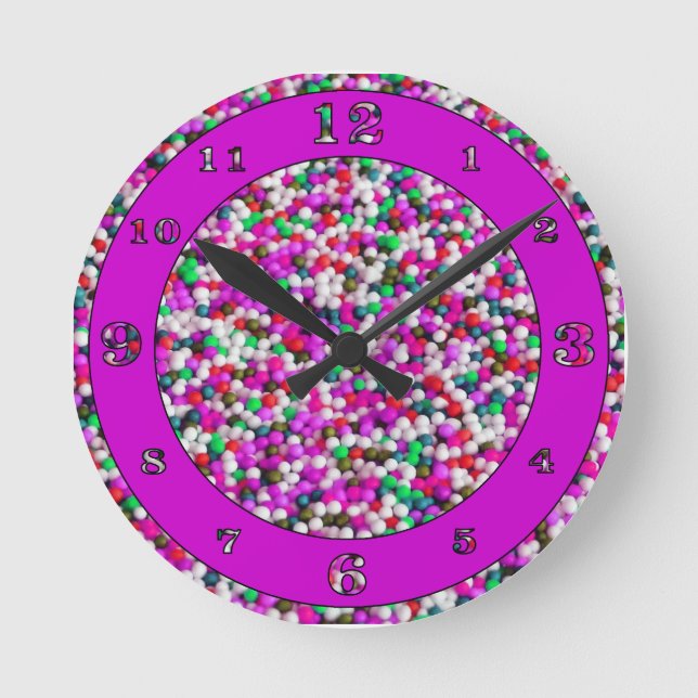 Reloj Redondo Mediano Candy Balls 2 (Anverso)