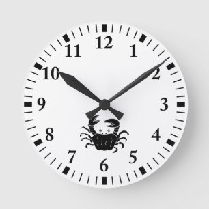 Reloj Redondo Mediano Cangrejo de río