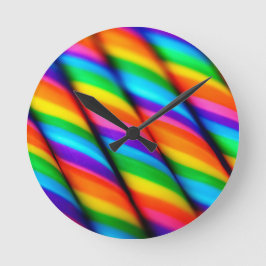 Reloj Redondo Mediano Cañones de vaina arcoiris 2
