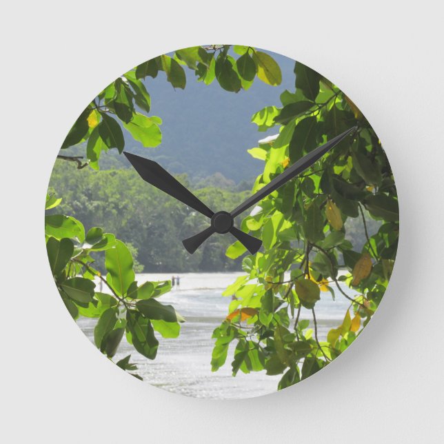 Reloj Redondo Mediano Cape Tribulation Clock (Anverso)