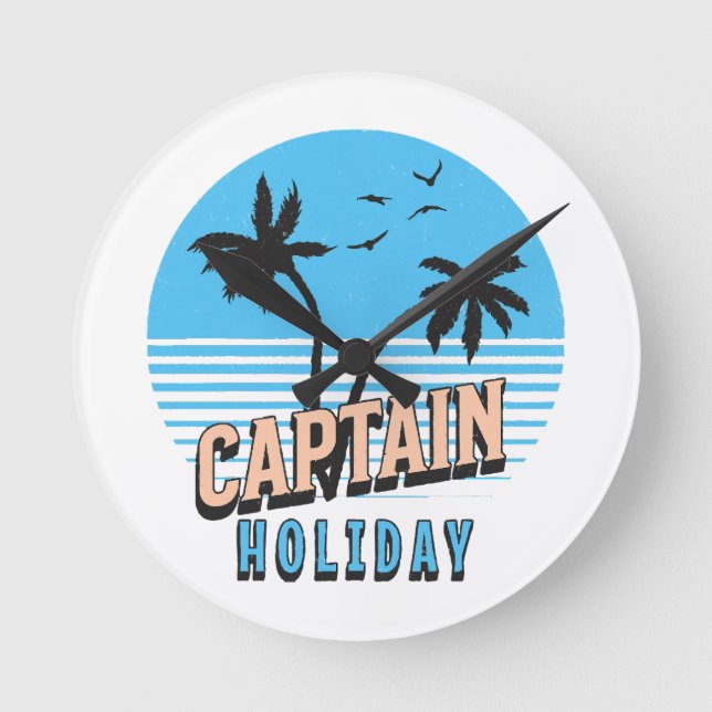 Reloj Redondo Mediano Capitán Holiday (Anverso)