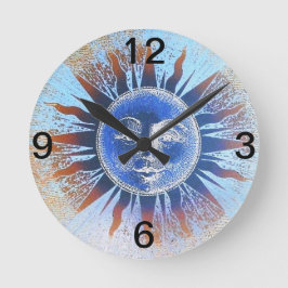 Reloj Redondo Mediano Cara de sol