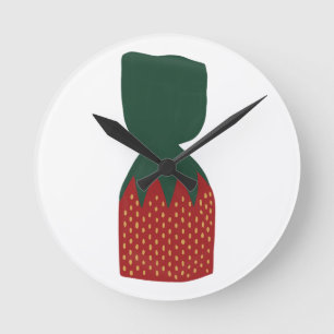 Reloj Redondo Mediano Caramelos Bon Bons de Fresa