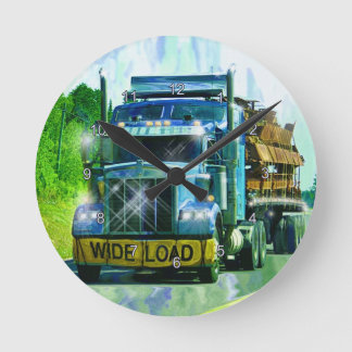 Reloj Redondo Mediano CARGA AMPLIA Camión de carga Haulage Clock Masa