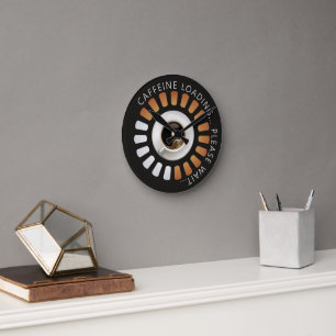 Reloj Redondo Mediano Carga de cafeína