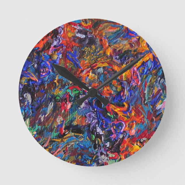 Reloj Redondo Mediano Carnaval (Anverso)