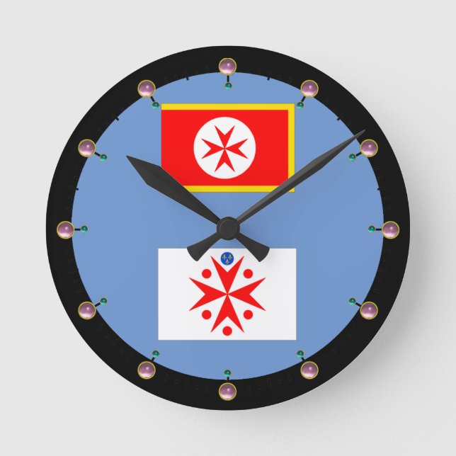 Reloj Redondo Mediano Cartel de la Marina Toscana Medici (Anverso)