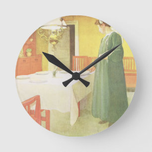 Reloj Redondo Mediano Casa de escuela, comedor, pub... en clase
