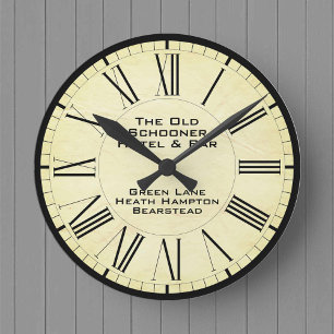 Reloj Redondo Mediano Casa pública o bar temático