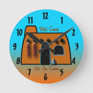 Reloj Redondo Mediano Casas del Es Su de las casas del MI