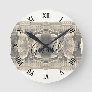 Reloj Redondo Mediano Casas Vintage Austria Viena Schonbrunn