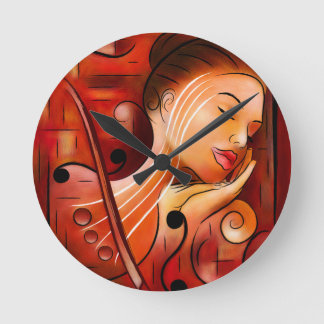 Reloj Redondo Mediano Casselopia - sueño del violín