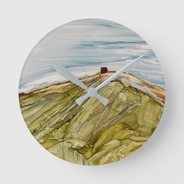 Reloj Redondo Mediano Castillo de Rivington Pike Horwich (Anverso)