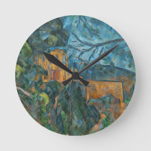 Reloj Redondo Mediano Castillo francés Noir, 1900-04 de Paul Cezanne el