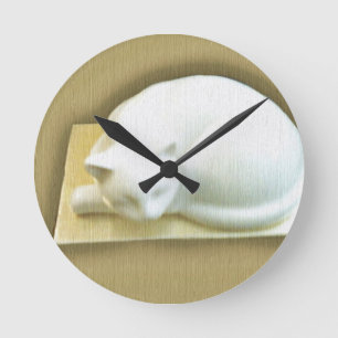 Reloj Redondo Mediano Cat on Gold Box II