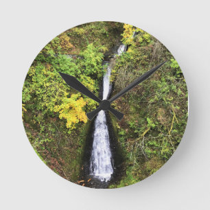 Reloj Redondo Mediano Cataratas Dell de Shepperd, desfiladero del río C