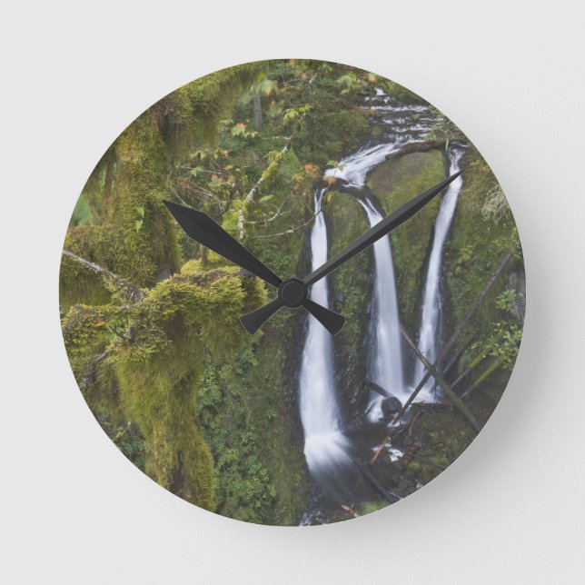 Reloj Redondo Mediano Cataratas triples, desfiladero del río Columbia (Anverso)