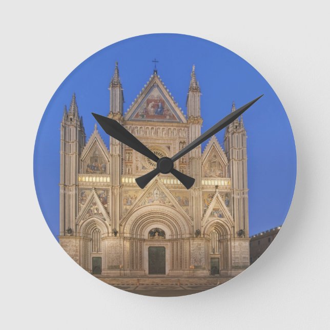 Reloj Redondo Mediano Catedral de Italia, Umbría, Orvieto y Orvieto (Anverso)