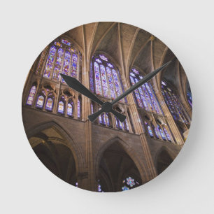 Reloj Redondo Mediano Catedral de León, vidrieras interiores