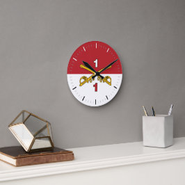 Reloj Redondo Mediano Cav Guidon Wall Clock