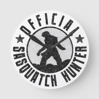 Reloj Redondo Mediano Cazador fresco de Sasquatch Bigfoot del Grunge