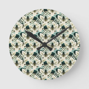 Reloj Redondo Mediano Cebra perfecta.
