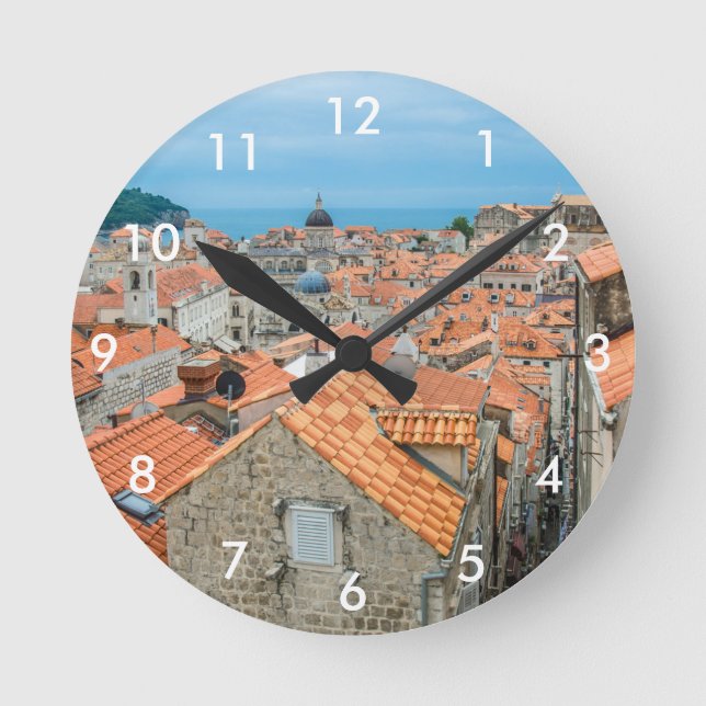Reloj Redondo Mediano Centro de Dubrovnik (Anverso)