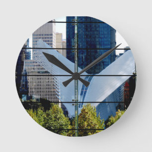 Reloj Redondo Mediano Centro de Transporte del World Trade Center, Nueva