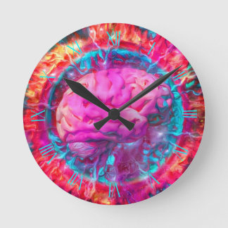 Reloj Redondo Mediano Cerebro vivo
