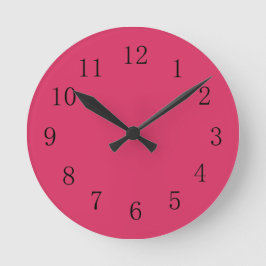 Reloj Redondo Mediano Cerise Red Kitchen Wall Clock