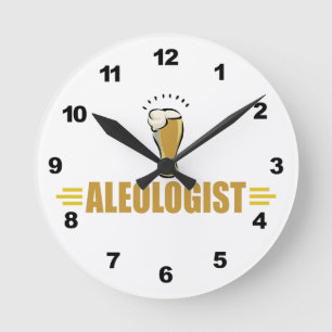 Reloj Redondo Mediano Cerveza Divertida