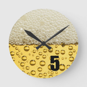 Reloj Redondo Mediano Cerveza oficial