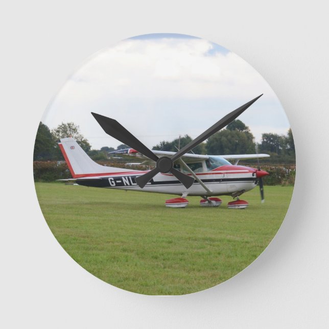 Reloj Redondo Mediano Cessna 182Q (Anverso)