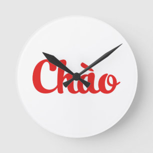 Reloj Redondo Mediano Chào / Hola ~ Vietnam / Vietnamita / Tiang Viene