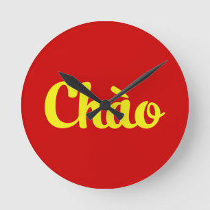 Reloj Redondo Mediano Chào / Hola ~ Vietnam / Vietnamita / Tiang Viene