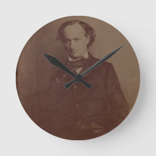 Reloj Redondo Mediano Charles Baudelaire (1820-1867), poeta francés,